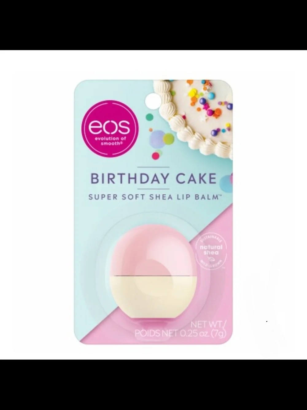 eos Birthday Cake Smooth Lip Balm - 0.25oz BNIB